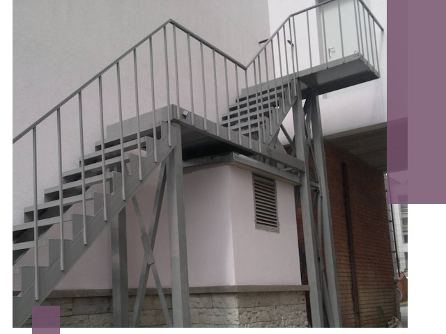 Монтаж пожарных лестниц под ключ в Димитровграде с гарантией качества