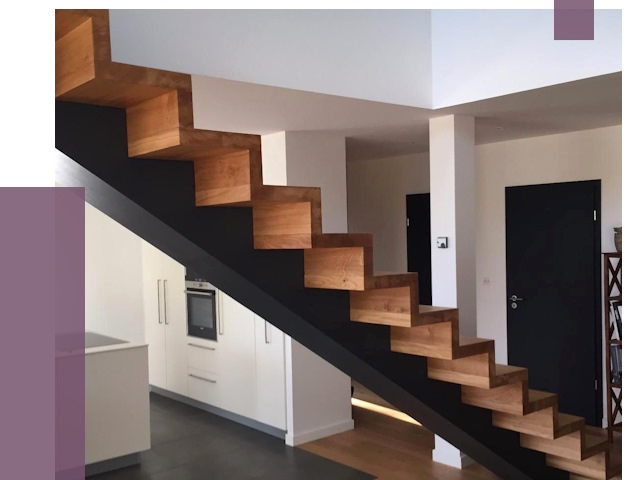 Изготовление деревянных лестниц в Димитровграде от 87576 руб. | ПРОЛЁТ-Дмт