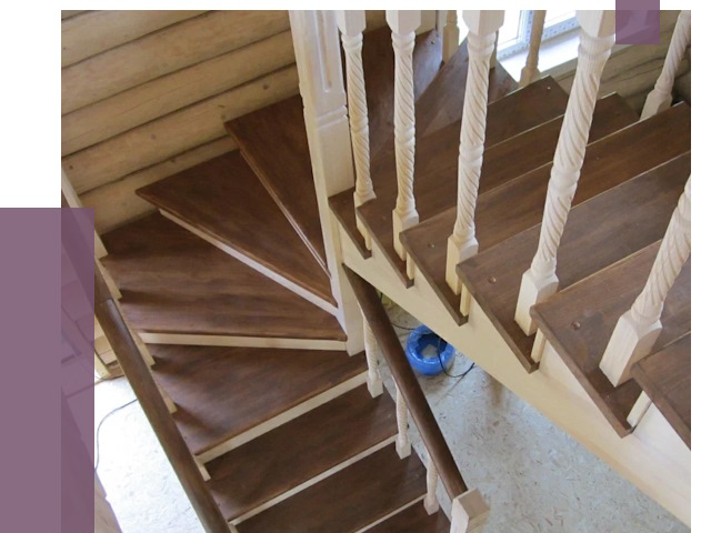 Реставрация деревянных лестниц в Димитровграде от 4327 руб.