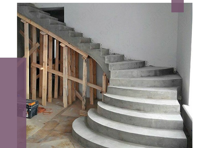 Изготовление бетонных лестниц под ключ в Димитровграде от 20091 руб. | ПРОЛЁТ-Дмт