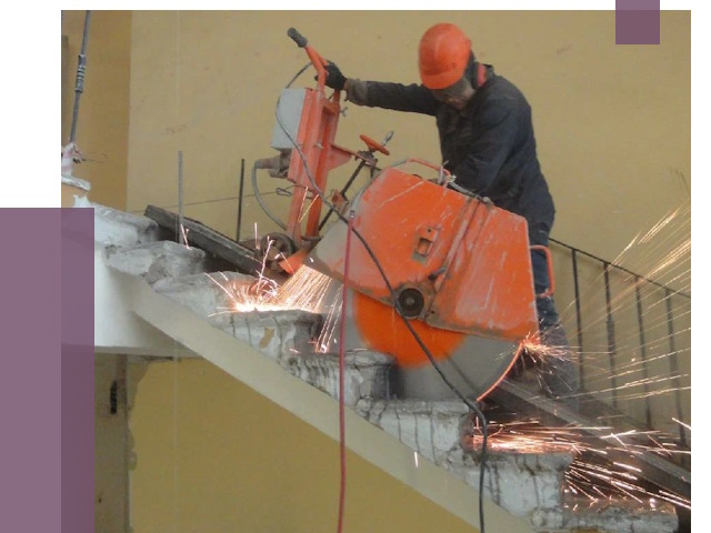 Демонтаж бетонных лестниц в Димитровграде от 4636 руб. за м2 | ПРОЛЁТ-Дмт