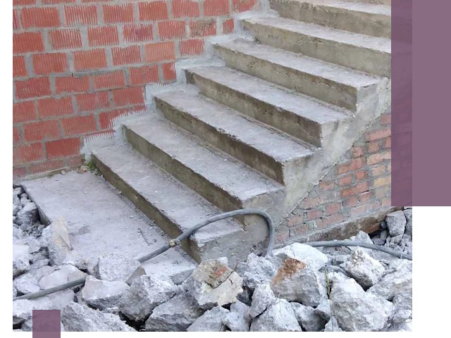 Демонтаж бетонных лестниц в Димитровграде: быстро и безопасно