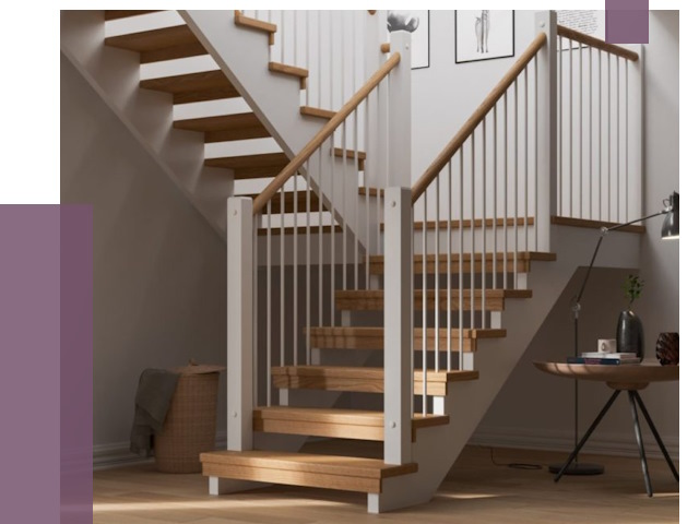 Маршевые лестницы в Димитровграде от 38379 руб. — монтаж | ПРОЛЁТ-Дмт