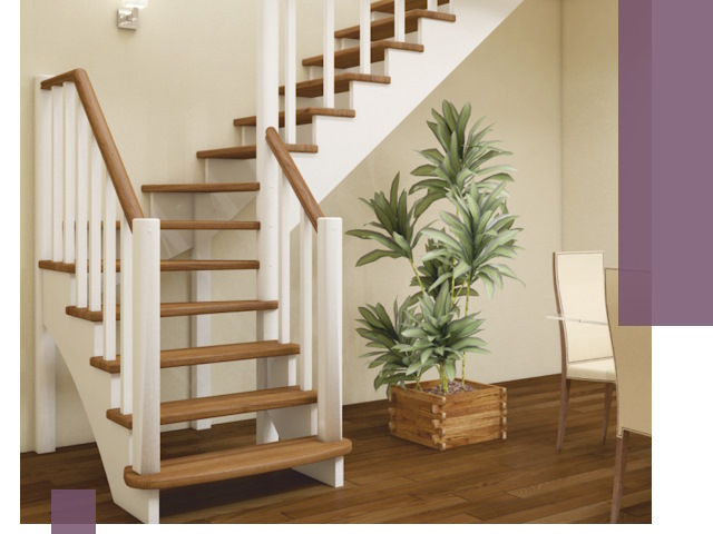 Г-образные лестницы под ключ в Димитровграде — изготовление и монтаж