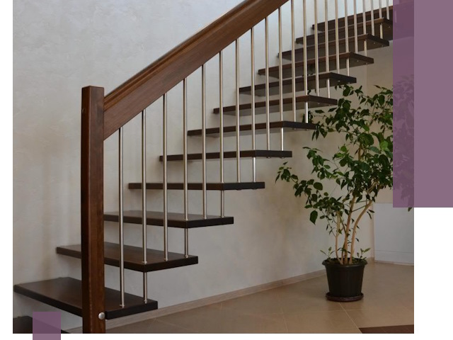 Лестницы на больцах под ключ в Димитровграде – изготовление и монтаж