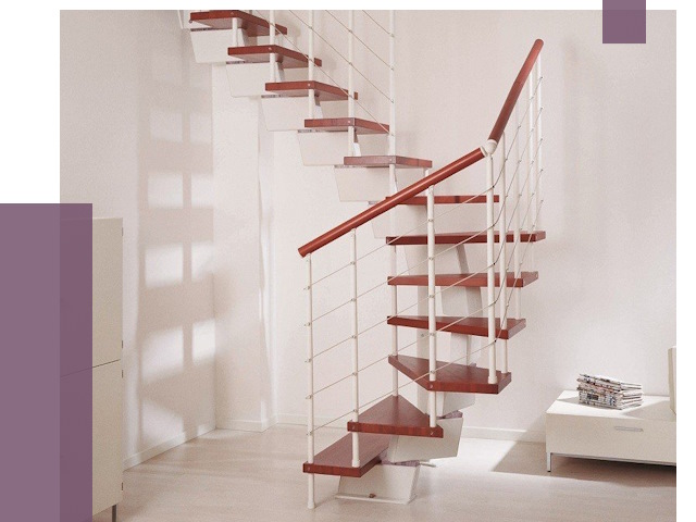Изготовление лестниц на больцах в Димитровграде от 9788 руб. | ПРОЛЁТ-Дмт
