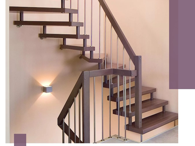 Изготовление лестниц на больцах в Димитровграде под ключ