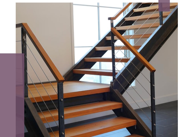 Изготовление лестниц на металлокаркасе в Димитровграде от 19061 руб. | ПРОЛЁТ-Дмт