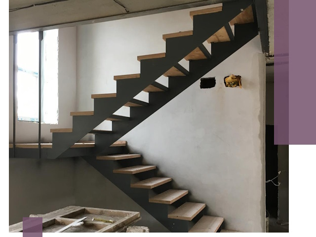 Изготовление лестниц на металлокаркасе в Димитровграде от производителя