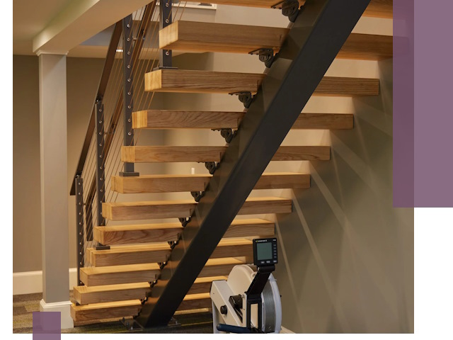 Лестницы на монокосоурах под ключ в Димитровграде - изготовление и монтаж