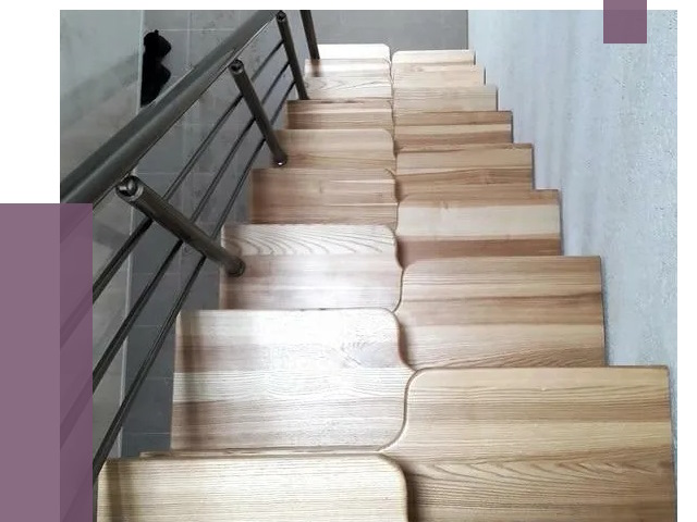 Лестницы гусиный шаг в Димитровграде от 13136 руб. под ключ | ПРОЛЁТ-Дмт