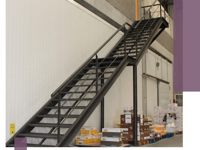 Лестницы для производства в Димитровграде — изготовление и монтаж