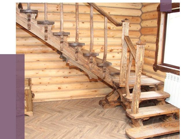 Лестницы в баню в Димитровграде от 19267 руб. — изготовление | ПРОЛЁТ-Дмт