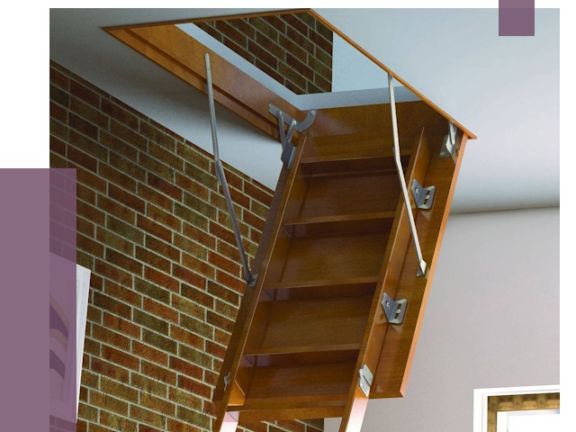 Установка чердачной лестницы в Димитровграде от 7882 руб. | ПРОЛЁТ-Дмт