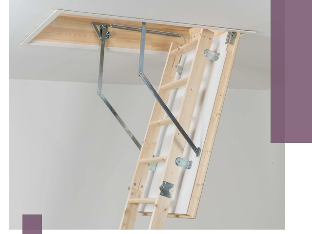 Установка чердачной лестницы под ключ в Димитровграде