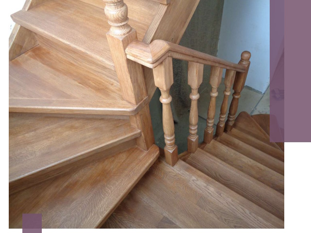 Дубовые лестницы под ключ в Димитровграде: изготовление и монтаж