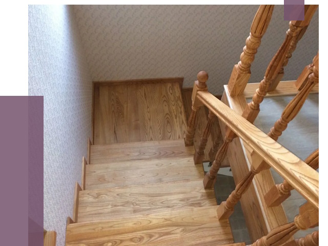 Сосновые лестницы в Димитровграде под ключ от 8139 руб.  | ПРОЛЁТ-Дмт