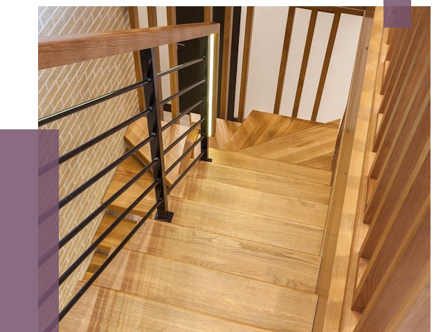 Лестницы из ясеня в Димитровграде под ключ от 10097 руб. 