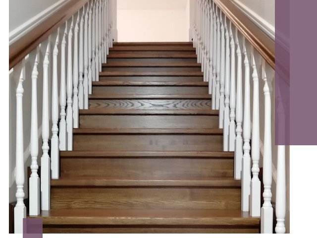 Лестницы из ясеня на заказ в Димитровграде — изготовление и монтаж