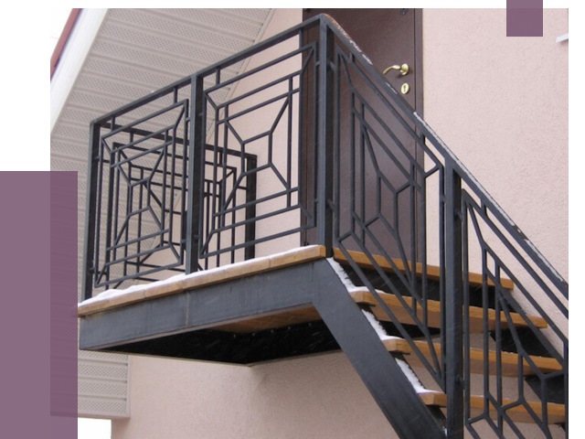 Металлические перила в Димитровграде от 4327 руб.  | ПРОЛЁТ-Дмт