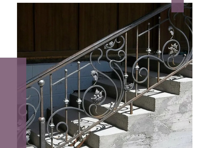 Кованые перила в Димитровграде от 8758 руб. под ключ — качество от ПРОЛЁТ-Дмт