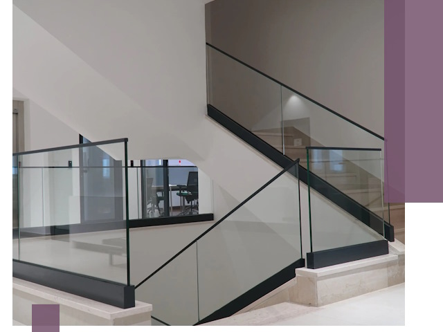 Стеклянные перила премиум-класса с установкой в Димитровграде