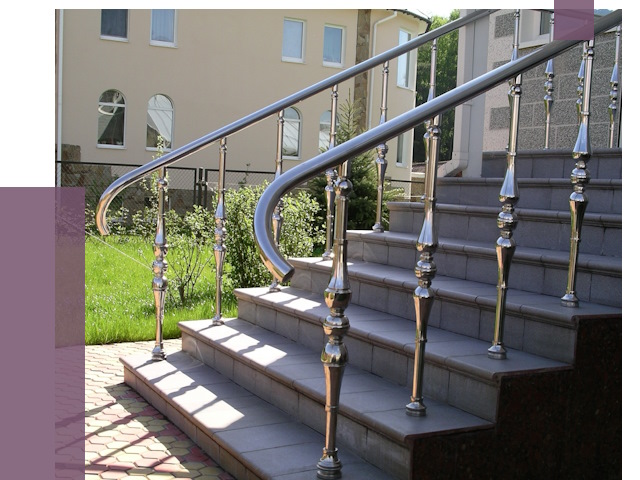 Перила для крыльца в Димитровграде от 10818 руб. — монтаж ПРОЛЁТ-Дмт