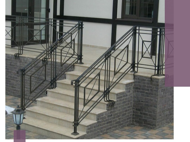 Перила для крыльца в Димитровграде — монтаж, изготовление и установка