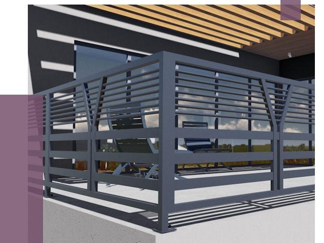 Изготовление балконных ограждений в Димитровграде от 10818 руб. | ПРОЛЁТ-Дмт