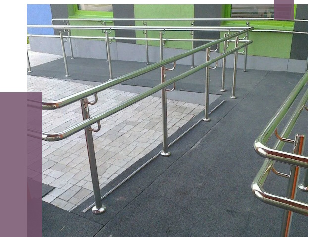 Ограждения пандусов в Димитровграде от 4379 руб. монтаж | ПРОЛЁТ-Дмт