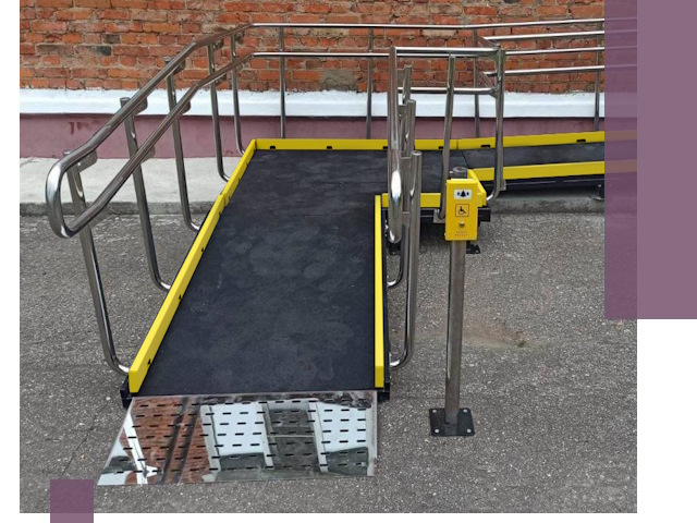 Изготовление наклонных пандусов для инвалидов в Димитровграде