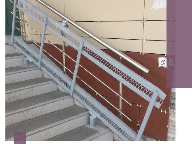 Изготовление откидных пандусов под ключ в Димитровграде