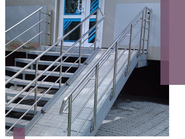 Пандус на крыльцо под ключ в Димитровграде: монтаж и изготовление