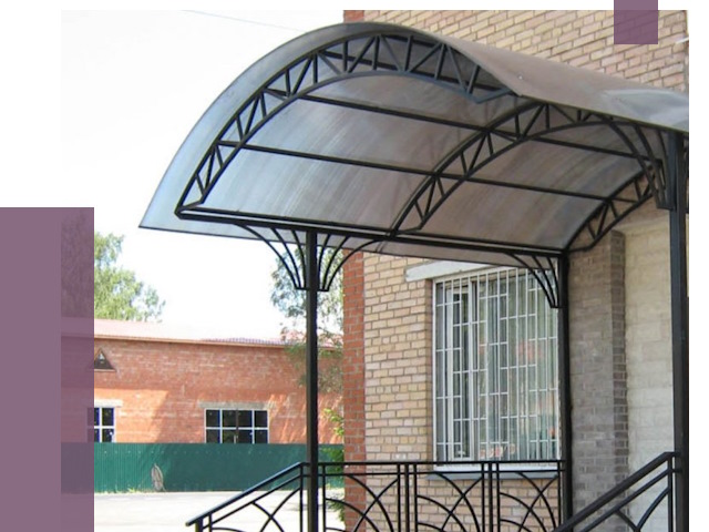 Металлические навесы и козырьки в Димитровграде от 12879 руб.