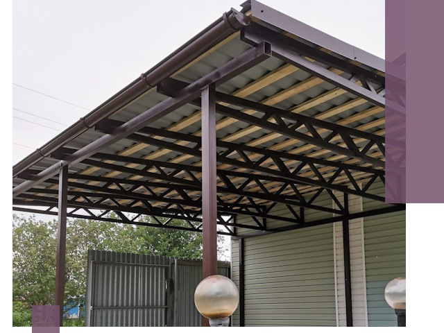 Навесы под ключ в Димитровграде: изготовление, монтаж и гарантия