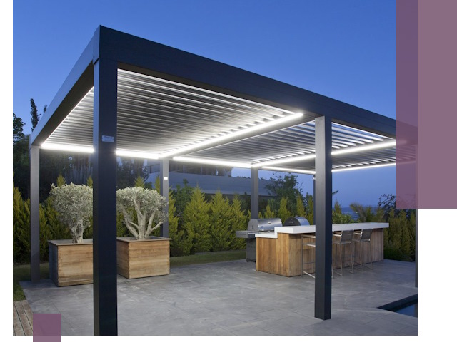 Навесы отдельно стоящие под ключ в Димитровграде из металла и поликарбоната