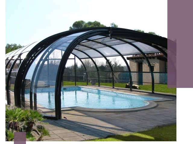 Навесы для бассейна в Димитровграде: изготовление и монтаж под ключ