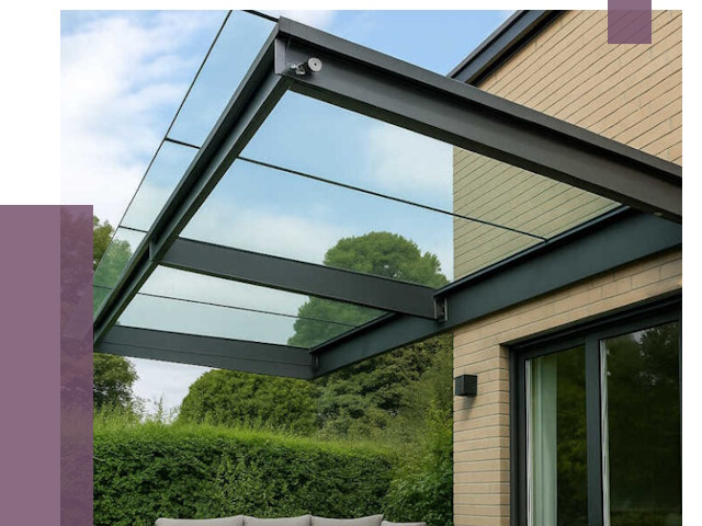 Стеклянные навесы и козырьки в Димитровграде от 12364 руб.