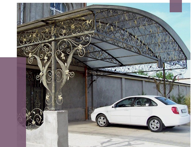 Кованые навесы в Димитровграде от 14682 руб. | ПРОЛЁТ-Дмт