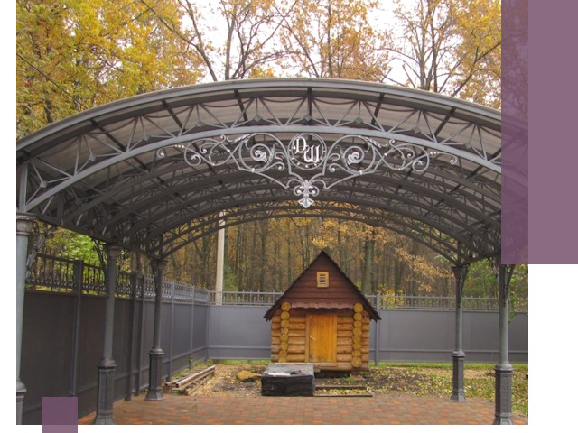 Кованые навесы премиум-класса под заказ в Димитровграде