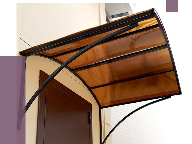 Недорогие козырьки в Димитровграде от 7645 руб.  | ПРОЛЁТ-Дмт