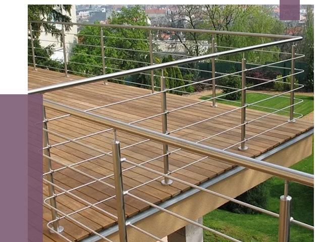 Алюминиевые парапеты в Димитровграде под ключ от 7830 руб. 