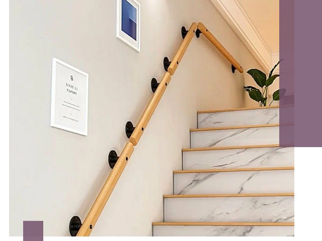 Поручни металлические и деревянные под ключ в Димитровграде